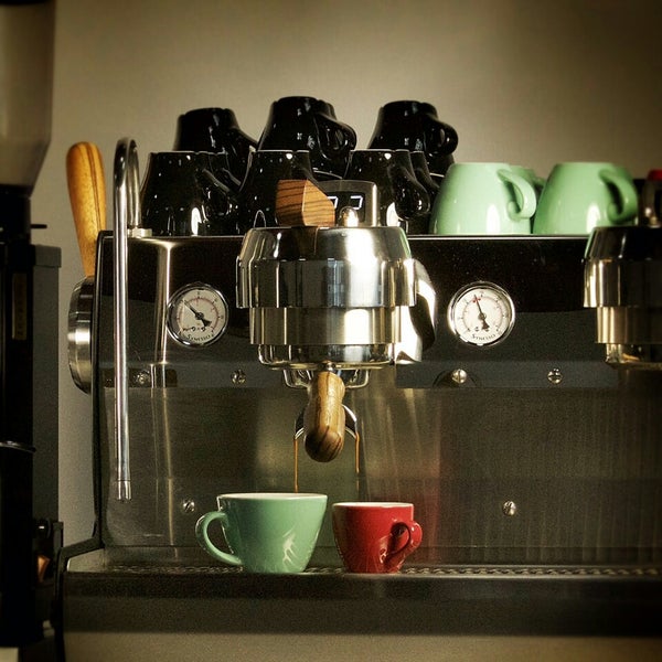 Photo taken at Specialty Batch Coffee Roastery by Ryan G. on 3/26/2015