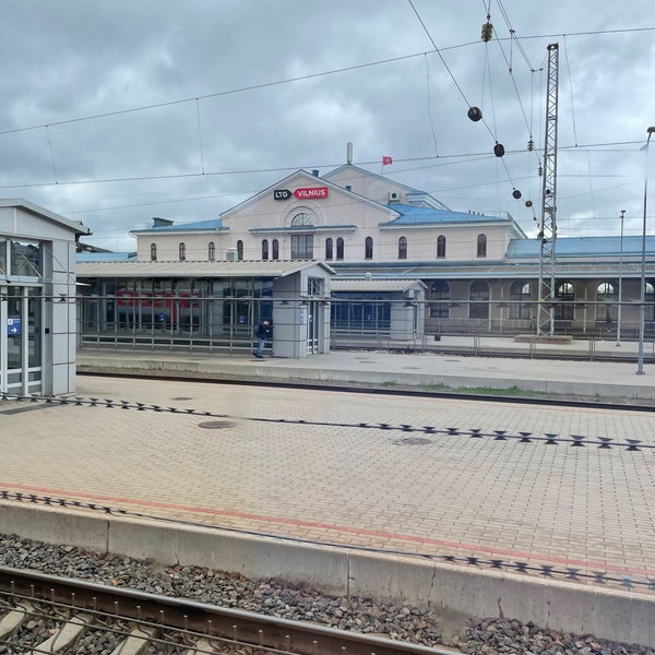 Photo taken at Vilnius Train Station by Žygimantas Ž. on 5/12/2022
