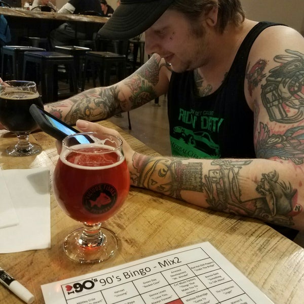 Photo taken at Vicious Fishes Brewery by Jessica N. on 2/21/2018