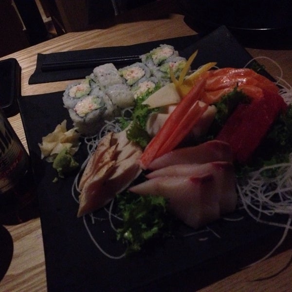 Photo taken at Sakanaya Restaurant by Angie L. on 4/13/2014