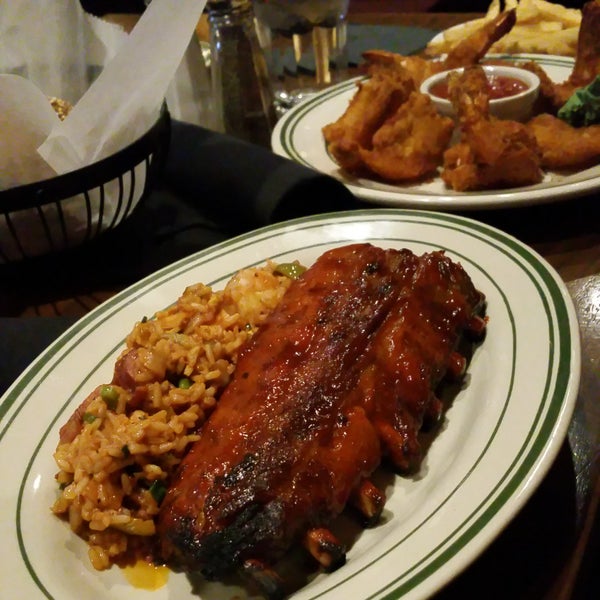 Ribs And Shrimp....Excellent...