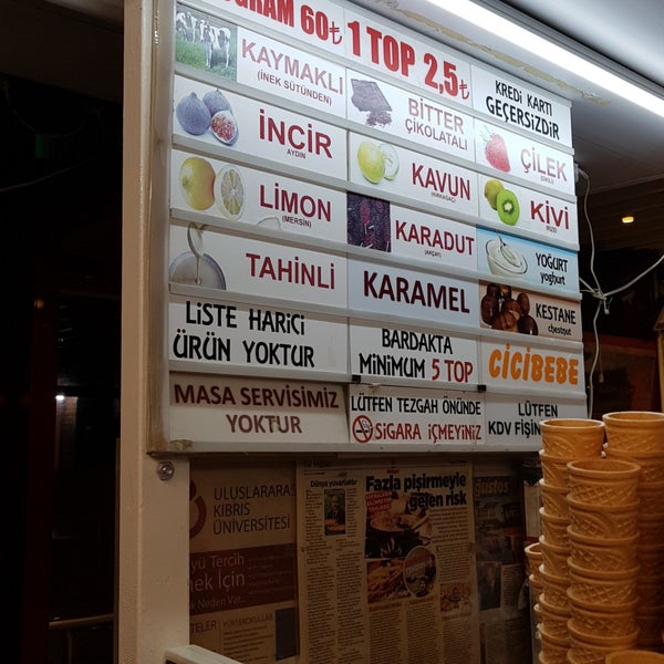 4/24/2018 tarihinde Murat Ö.ziyaretçi tarafından Dondurmacı Yaşar Usta'de çekilen fotoğraf