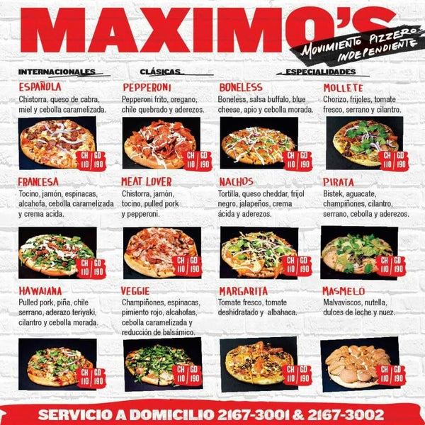 Foto diambil di Maximo&#39;s Pizza oleh Alejandro P. pada 2/6/2016