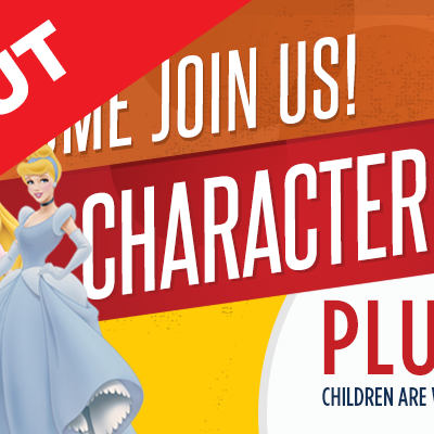 Tickets to our Character Brunch are now SOLD OUT!