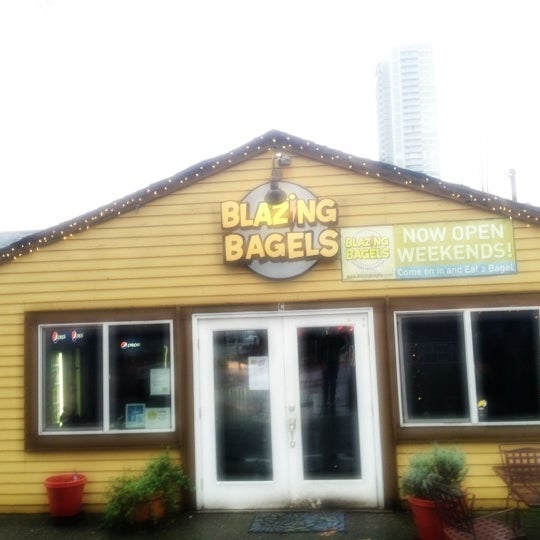 Photo taken at Blazing Bagels by Steve G. on 12/15/2012