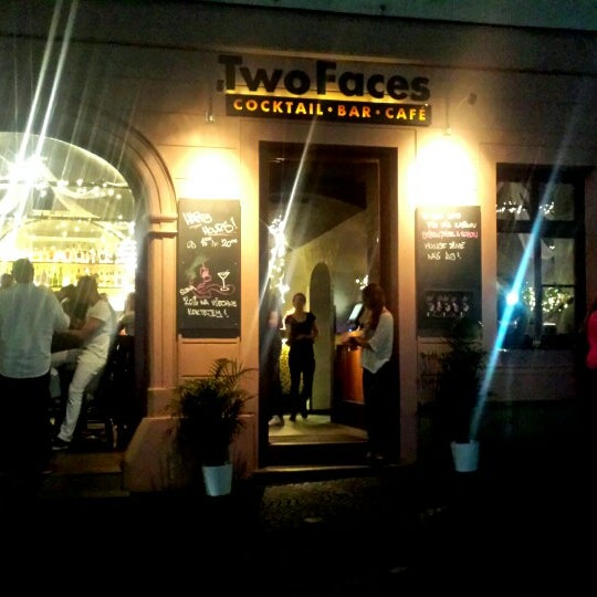 Photo taken at TWO FACES cocktail • bar • café by Lukáš V. on 7/18/2014