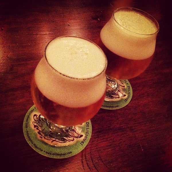 Photo taken at Victoire: A Belgian Beer Bar &amp; Bistro by T.C. P. on 9/21/2012