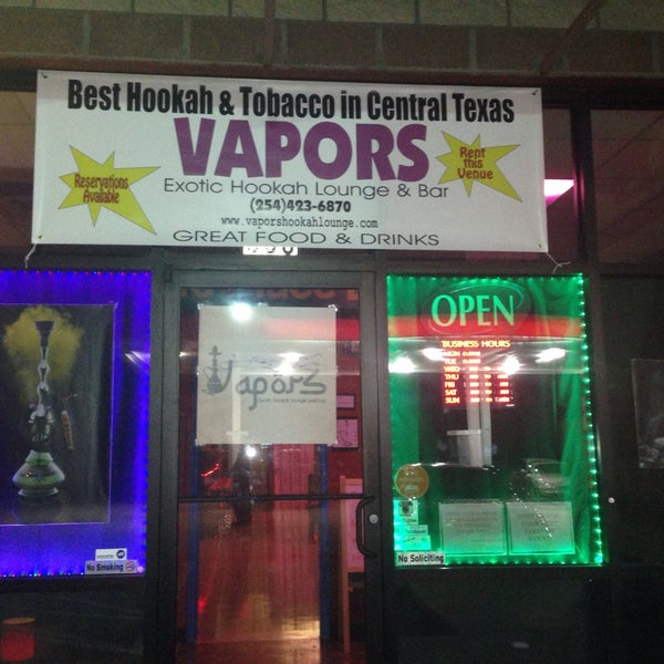 Vapors Exotic Hookah Lounge and Bar Killeen, TX