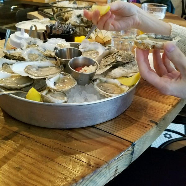 Photo taken at Dylan&#39;s Oyster Cellar by Chris R. on 1/22/2017
