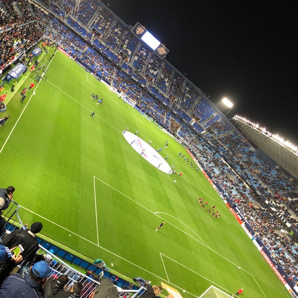 Das Foto wurde bei Estadio La Rosaleda von Mohammed F. am 3/10/2018 aufgenommen