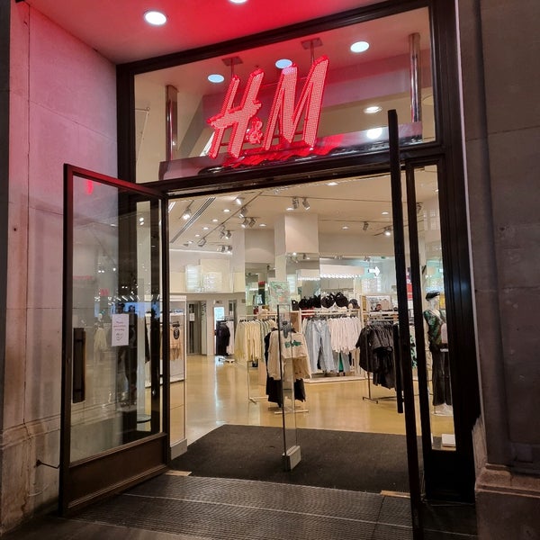 H&M Clothing Store in London