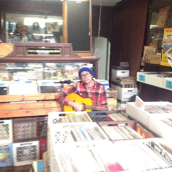 Photo taken at Iris Records by Stephen G. on 4/25/2015
