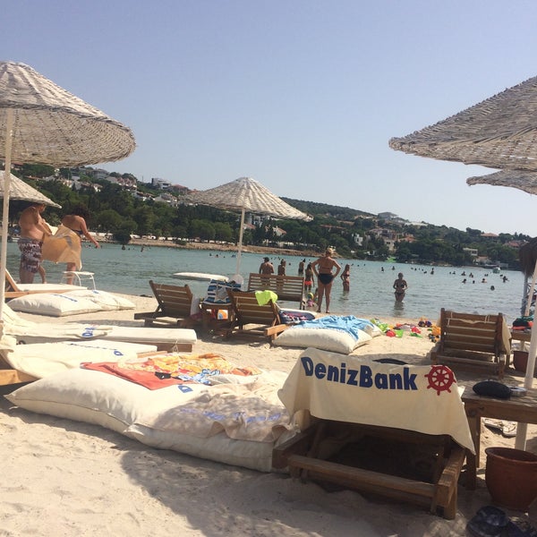 Photo taken at Laika Beach by Yalçın N. on 9/6/2015