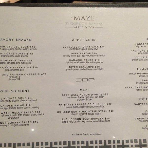 Photo taken at Maze Restaurant by Gizela F. on 4/16/2014