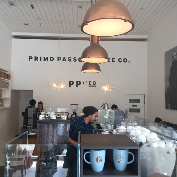 Photo taken at Primo Passo Coffee Co. by Devin B. on 5/29/2017