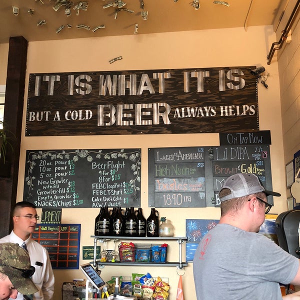 Photo taken at Freedom&#39;s Edge Brewing Company by See B. on 8/8/2018
