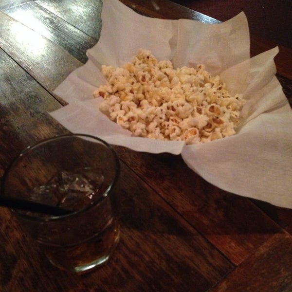 If you're going for the popcorn-- put a napkin in the bowl underneath the popcorn, trust me