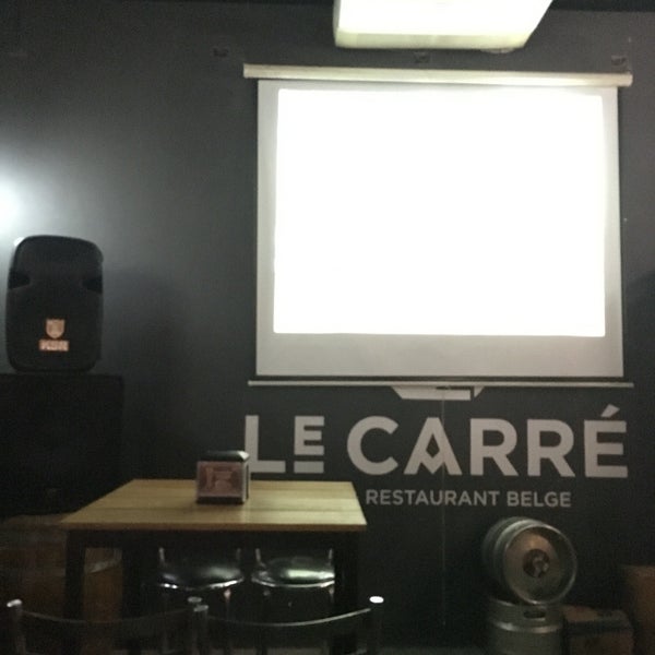 Photo taken at Le Carré Bar Belge by Daniel P. on 9/2/2016