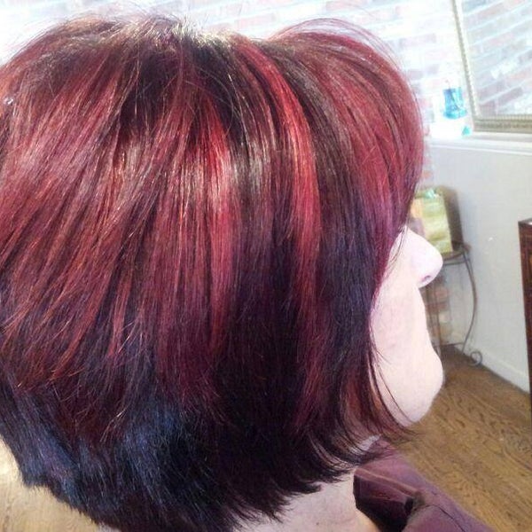Gorgeous, red Valentine's Day #hair! by Fiona #RiccioSalon 201-891-5959