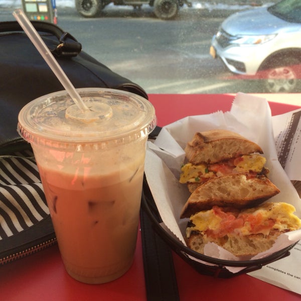 The chai was delicious and my veggie egg and cheese was toasted to perfection.