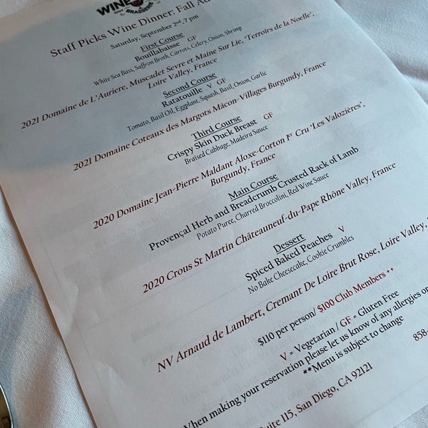 The WineSellar & Brasserie Sorrento Valley 12 tips