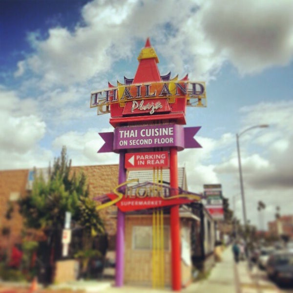 Thailand Plaza Now Closed Los Feliz Los Angeles Ca