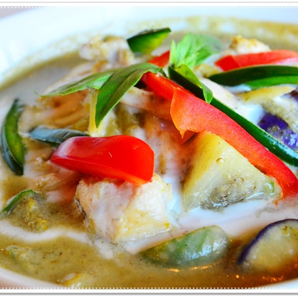 you will find the delectable array of Thai as well as international dishes that we love.  "EGGPLANT SALAD"