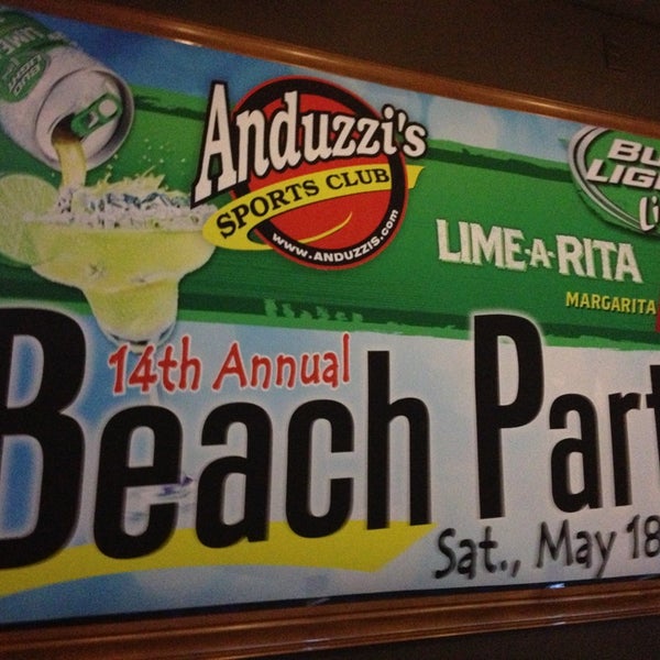 Photo taken at Anduzzi&#39;s Sports Club - Holmgren Way by BudLight G. on 5/19/2013
