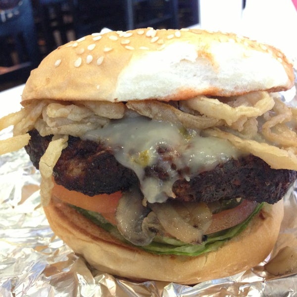 Photo taken at MOOYAH Burgers, Fries &amp; Shakes by Jeff M. on 1/23/2013