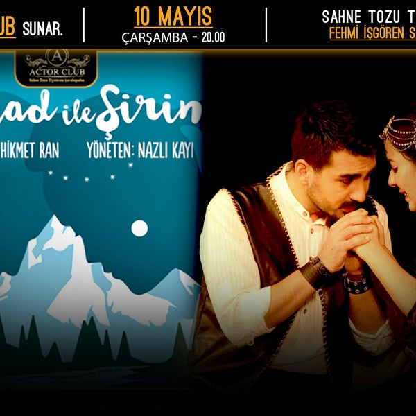 Das Foto wurde bei Sahne Tozu Tiyatrosu Fehmi İşgören Sahnesi von Sahne Tozu Tiyatrosu Fehmi İşgören Sahnesi am 5/5/2017 aufgenommen