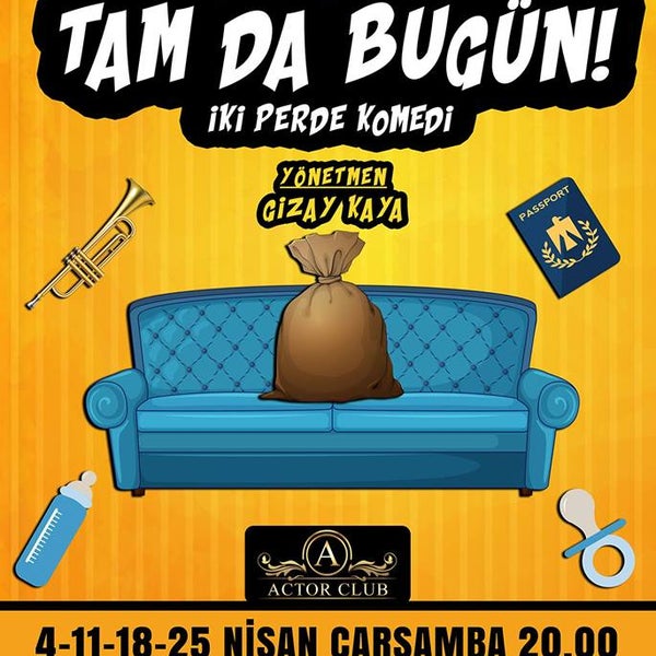 Das Foto wurde bei Sahne Tozu Tiyatrosu Fehmi İşgören Sahnesi von Sahne Tozu Tiyatrosu Fehmi İşgören Sahnesi am 4/2/2018 aufgenommen