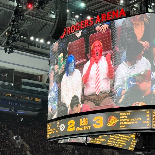 Photo taken at Rogers Arena by Anastasia K. on 11/1/2023