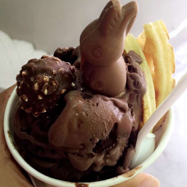 Algo caro pero el sabor vale la pena, delicioso el helado de doble chocolate!!