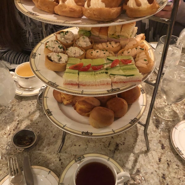 Photo taken at Palm Court at The Drake Hotel by Vicki G. on 12/29/2019