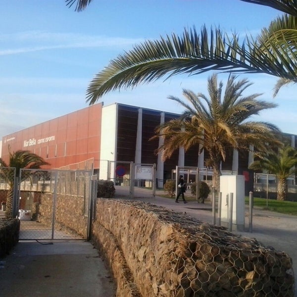 Photo taken at Complex Esportiu Municipal La Mar Bella by Pilar E. on 2/24/2014