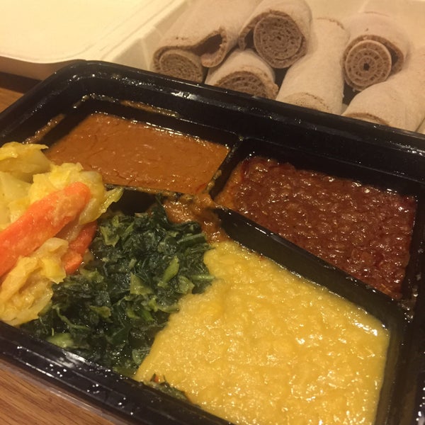 Photo taken at Walia Ethiopian Cuisine by Melissa D. on 3/9/2015