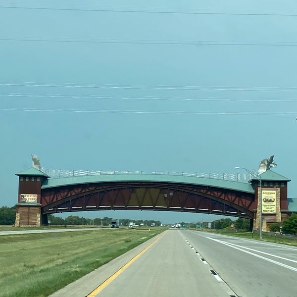 Photo taken at Great Platte River Road Archway by Christine on 7/13/2021