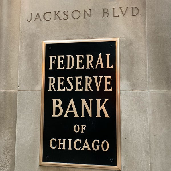 Снимок сделан в Federal Reserve Bank of Chicago пользователем Roberto B. 11/24/2018