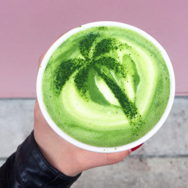 Basic soy matcha latte is a staple. Definitely need the try out their soft serve game next time.