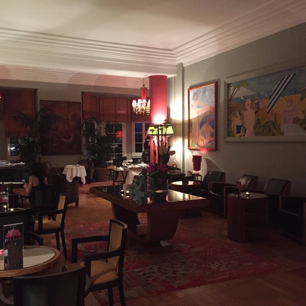 Photo taken at Hôtel Belles Rives by Dogan G. on 7/20/2015