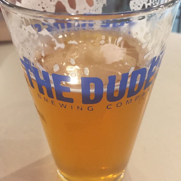 Photo taken at The Dudes&#39; Brewing Co. by Andrew G. on 8/9/2018