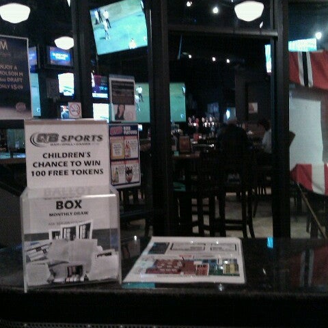 Photo taken at QB Sports Bar Grill Games by Paul R. on 11/9/2012