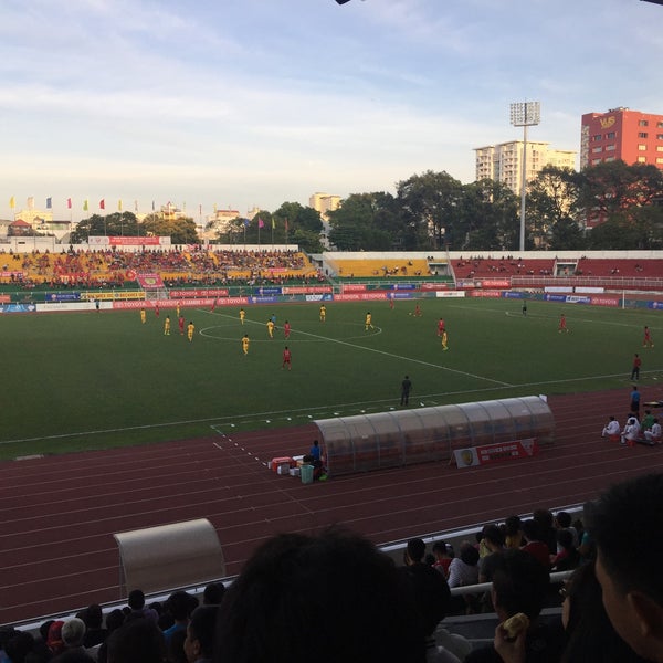 Photo taken at Thong Nhat Stadium by Linh L. on 3/18/2017
