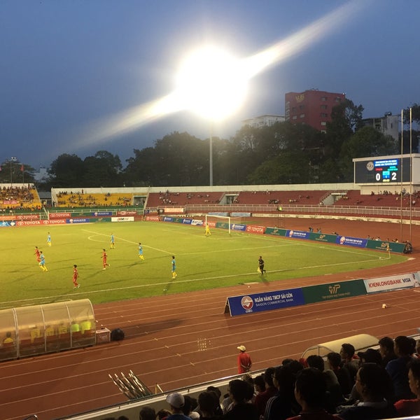 Photo taken at Thong Nhat Stadium by Linh L. on 4/16/2017