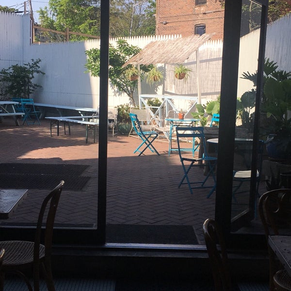 Photo taken at Cafe Erzulie by India K. on 5/17/2019