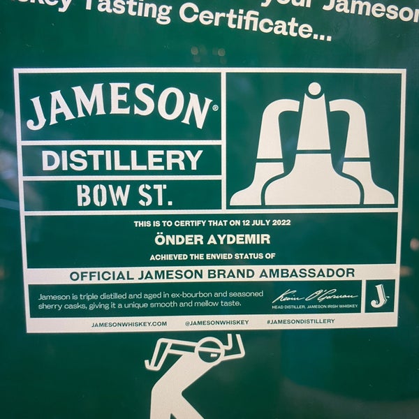 Foto tomada en Jameson Distillery Bow St.  por Önder el 7/12/2022