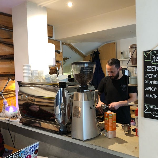 Photo taken at Blackburn Coffee by Artūrs L. on 3/9/2018