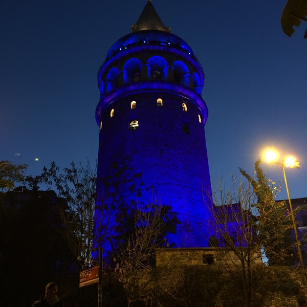 Photo taken at Galata Tower by Abdullah K. on 11/15/2015