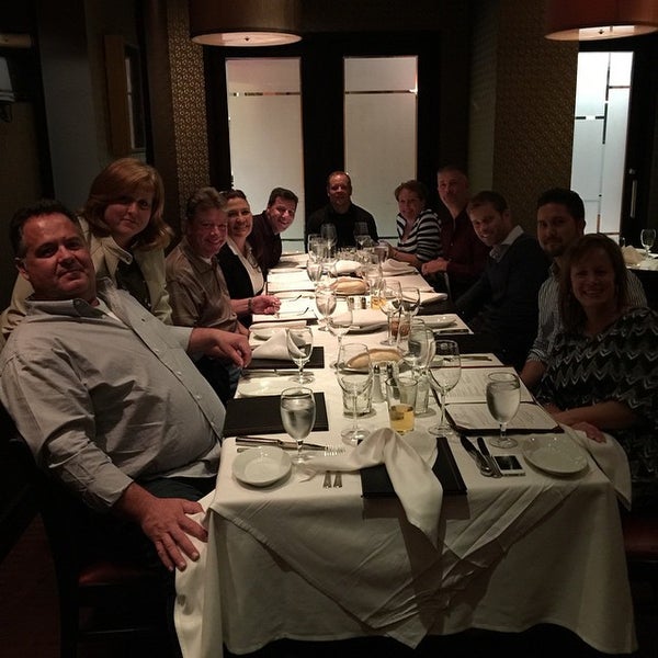 Photo taken at Ruth&#39;s Chris Steak House - Clayton, MO by Rick T. on 10/25/2014