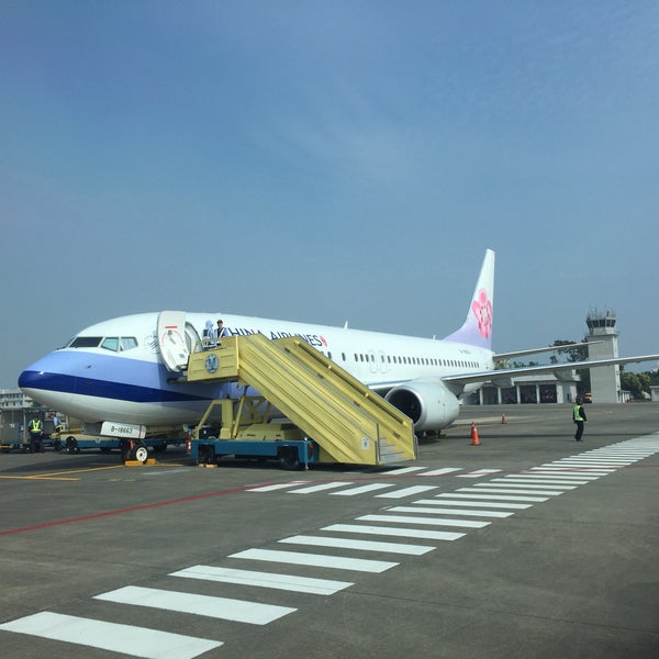 Photo taken at Tainan Airport (TNN) by akira m. on 11/19/2016